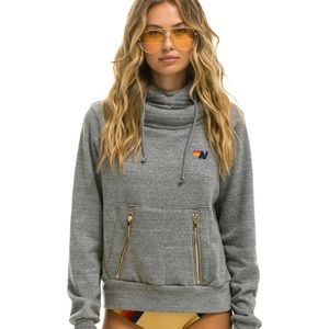 Fabulous Aviator Nation hoodie in light gray! Size L. In perfect condition!